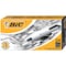 Bic Clic Stic Pen, Medium Point, 24/BX, Black Ink/White Barrel PK BICCSM241BLK - alternate 2